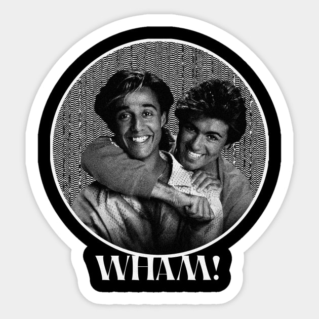 WHAM! Vintage - White ver. Sticker by FRESH STUFF STUDIO